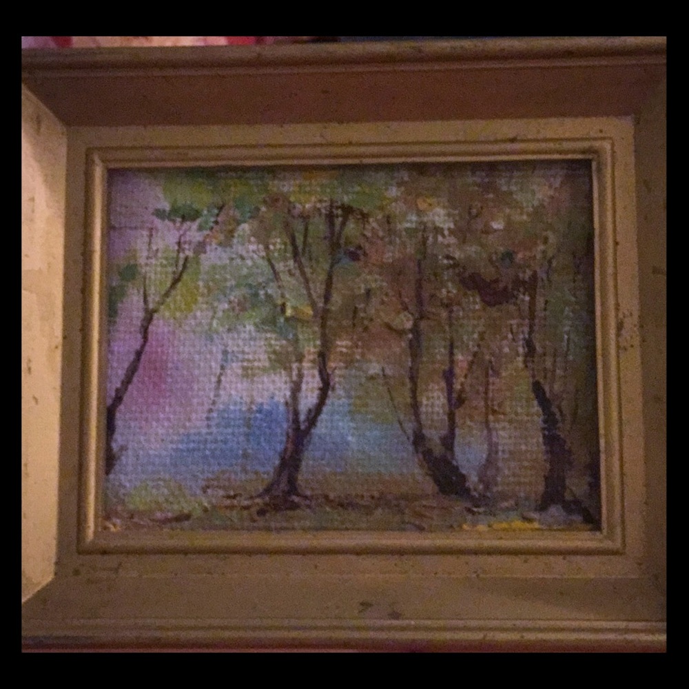 European oil painting original artist signed